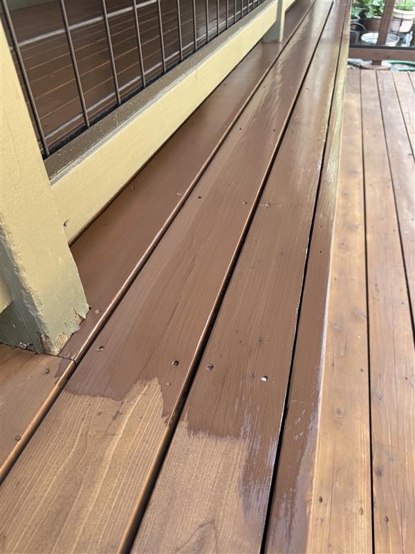 stained wooden deck Preview Image 3