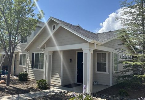 Neutral Siding and Trim Home Exterior