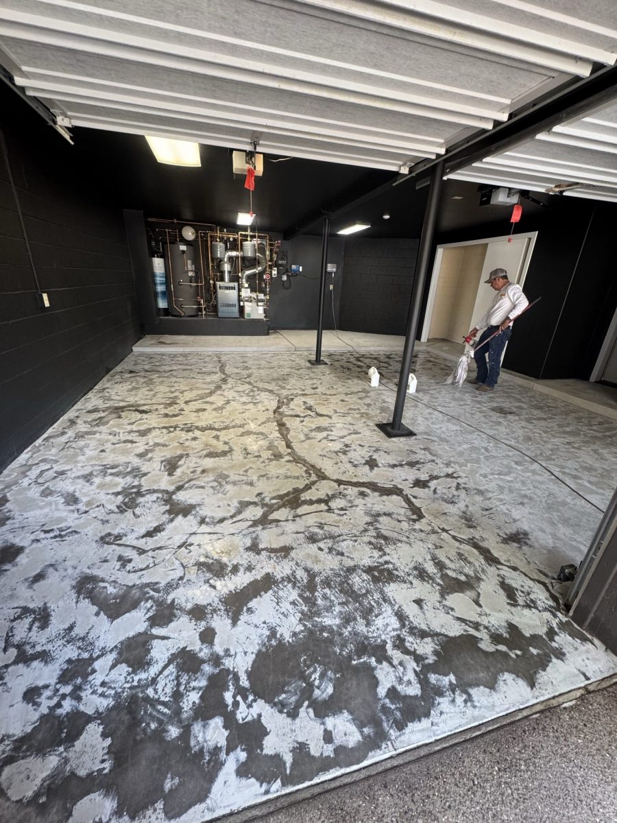 garage floor prepped for epoxy process Preview Image 12