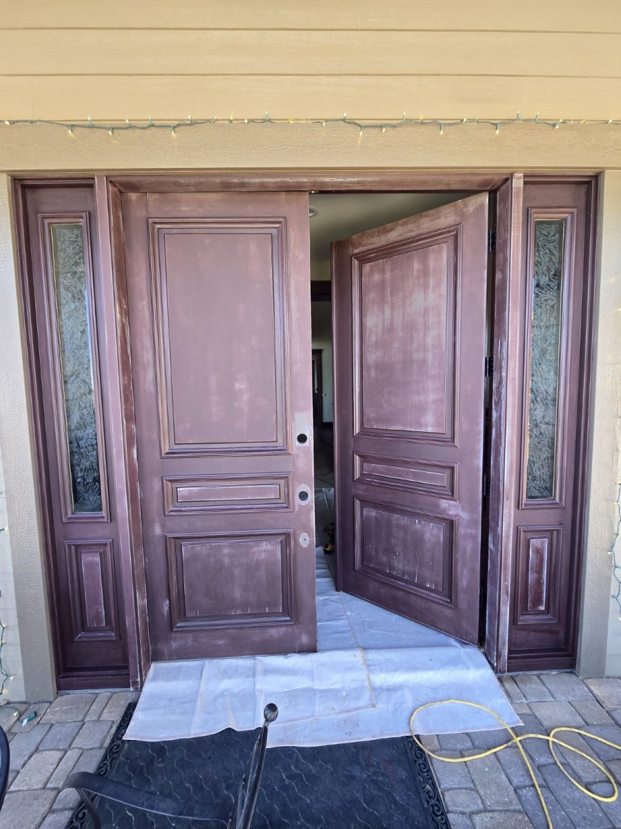 home front door before staining Preview Image 1