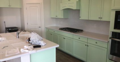 Green Cabinets in Prescott