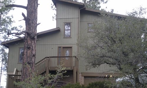 Gray Exterior House Painting in Prescott, AZ