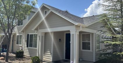 Neutral Siding and Trim Home Exterior