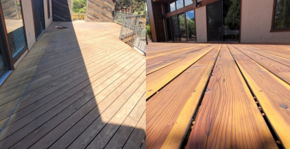 Sedona Deck Staining Project