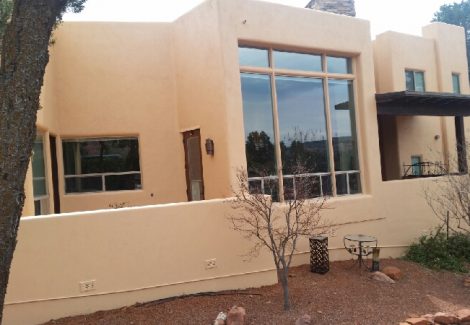 Peach Exterior House Painting