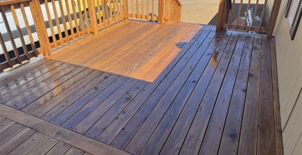 Deck Staining Project