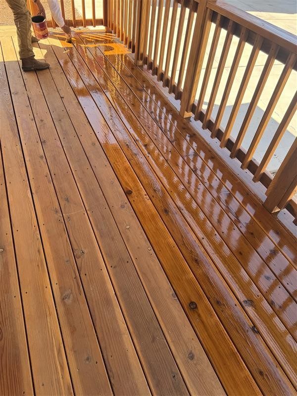 stained wooden deck Preview Image 3
