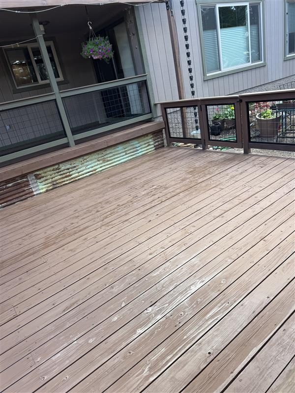 stained wooden deck Preview Image 1