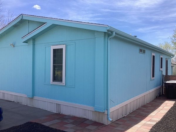 blue modular house exterior Preview Image 2