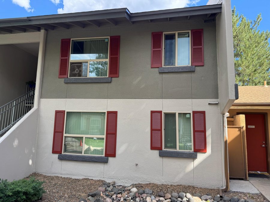 multi-color painted stucco apartment exterior Preview Image 2