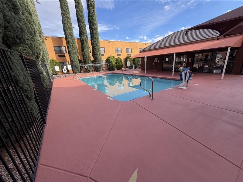 terra cotta colored repainted pool deck Preview Image 1