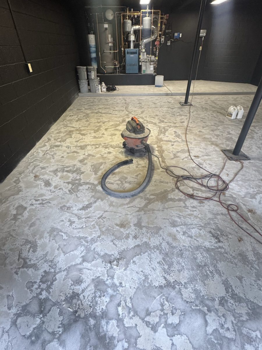 garage floor prepped for epoxy process Preview Image 11