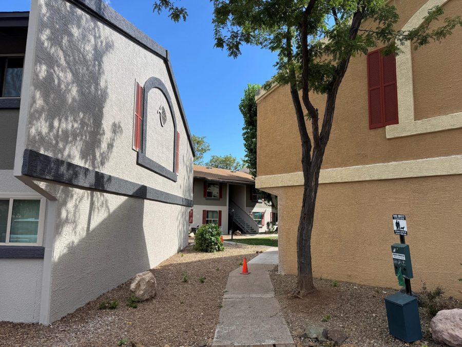 multi-color painted stucco apartment exterior Preview Image 7