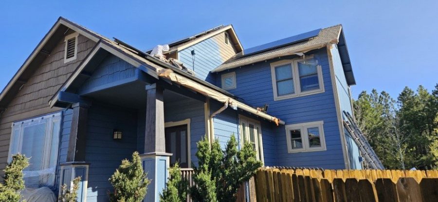 blue painted house exterior Preview Image 10