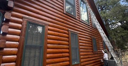 Log Home Exterior Refresh