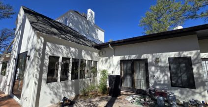 White and Black Exterior Painting