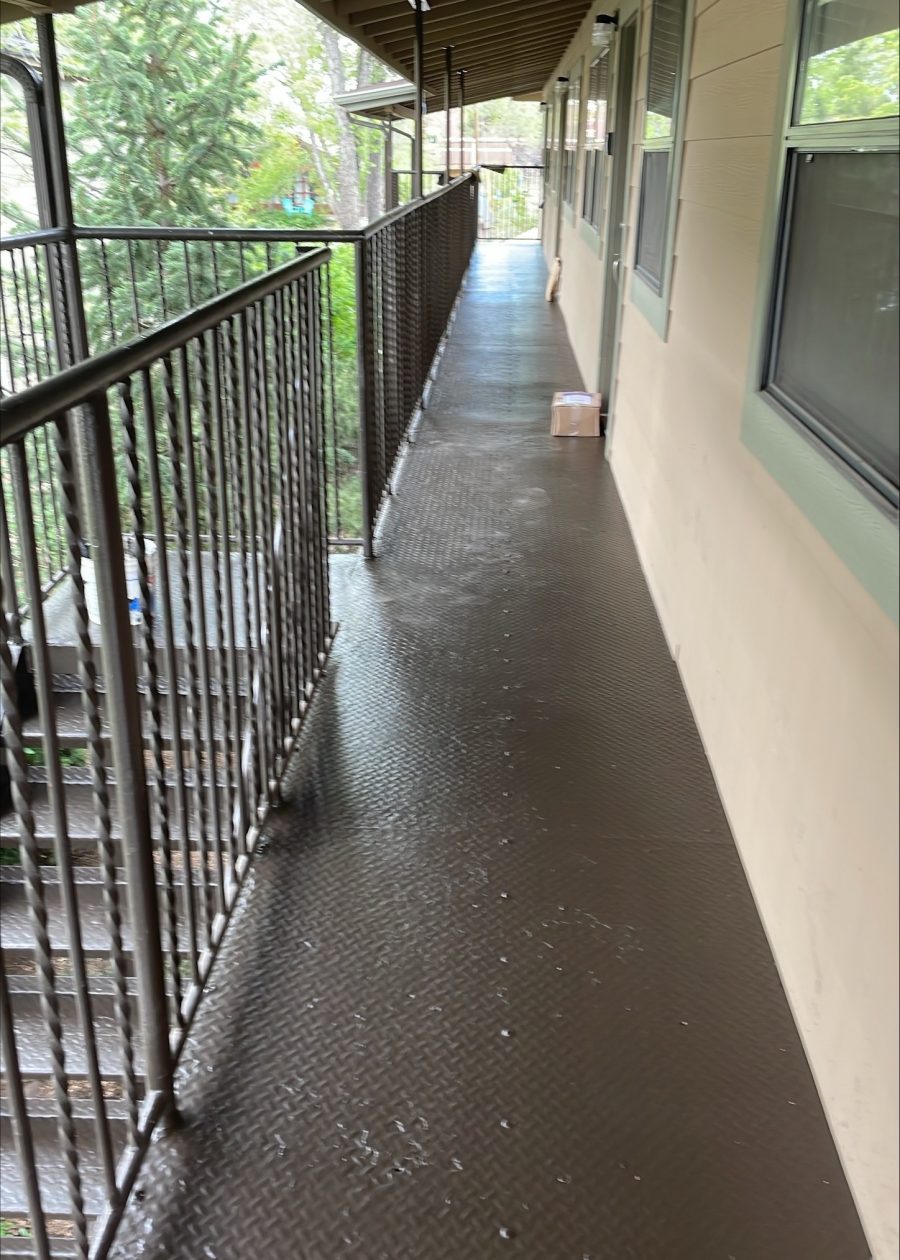 painted metal outdoor walkway Preview Image 2