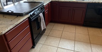 Brown Kitchen Cabinets in Prescott