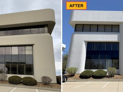 office exterior after painting