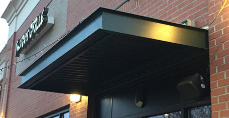 Morrisville, NC Commercial Metal Canopy Painting