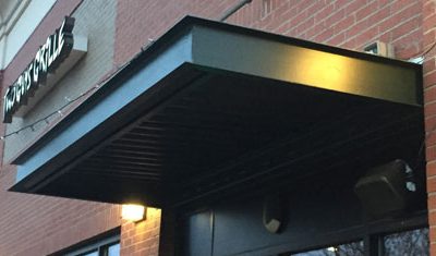 Morrisville, NC Commercial Metal Canopy Painting
