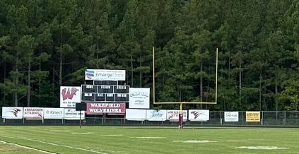 Wakefield High School Scoreboard and Goal Posts ...