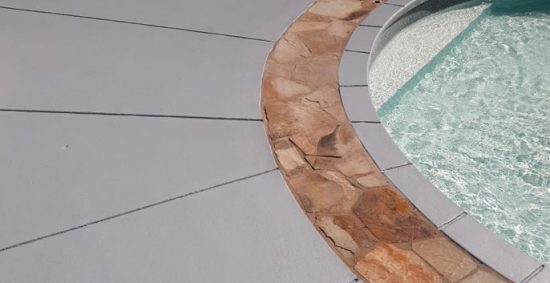 pool concrete staining services