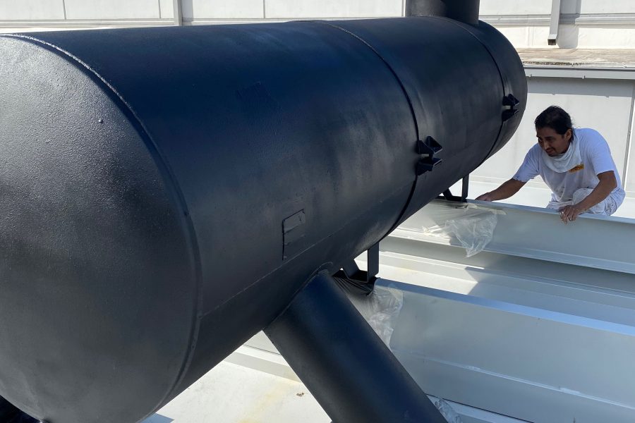 Commercial Exhaust Painting Durham, NC Preview Image 1