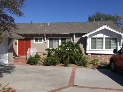 Exterior house painting by CertaPro painters in Granada Hills, CA