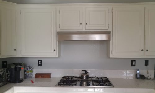 White Painted Cabinets