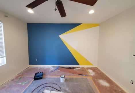 Accent Wall Painting Project