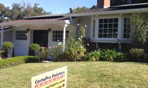 Painted Brick & Trim