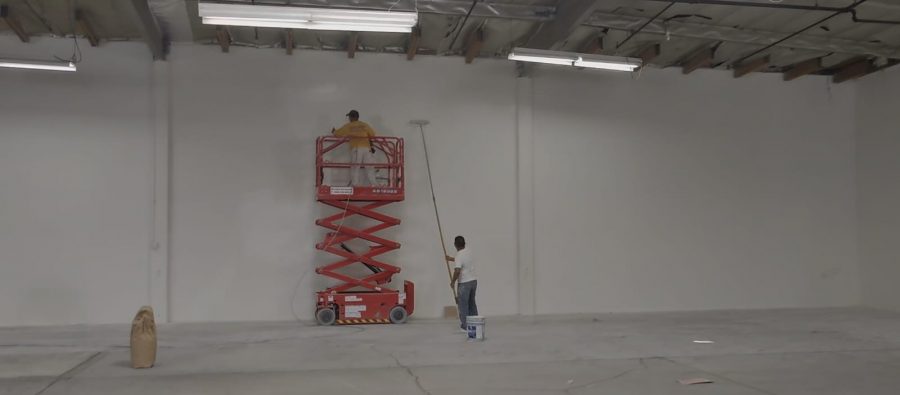 Tilt-up interior being repainted. Preview Image 4