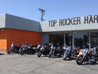 harley dealership - painted