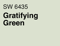 sw 6435 gratifying green