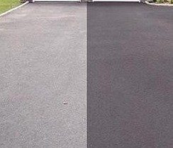 Before and After side-by-side of project in Northwest Florida