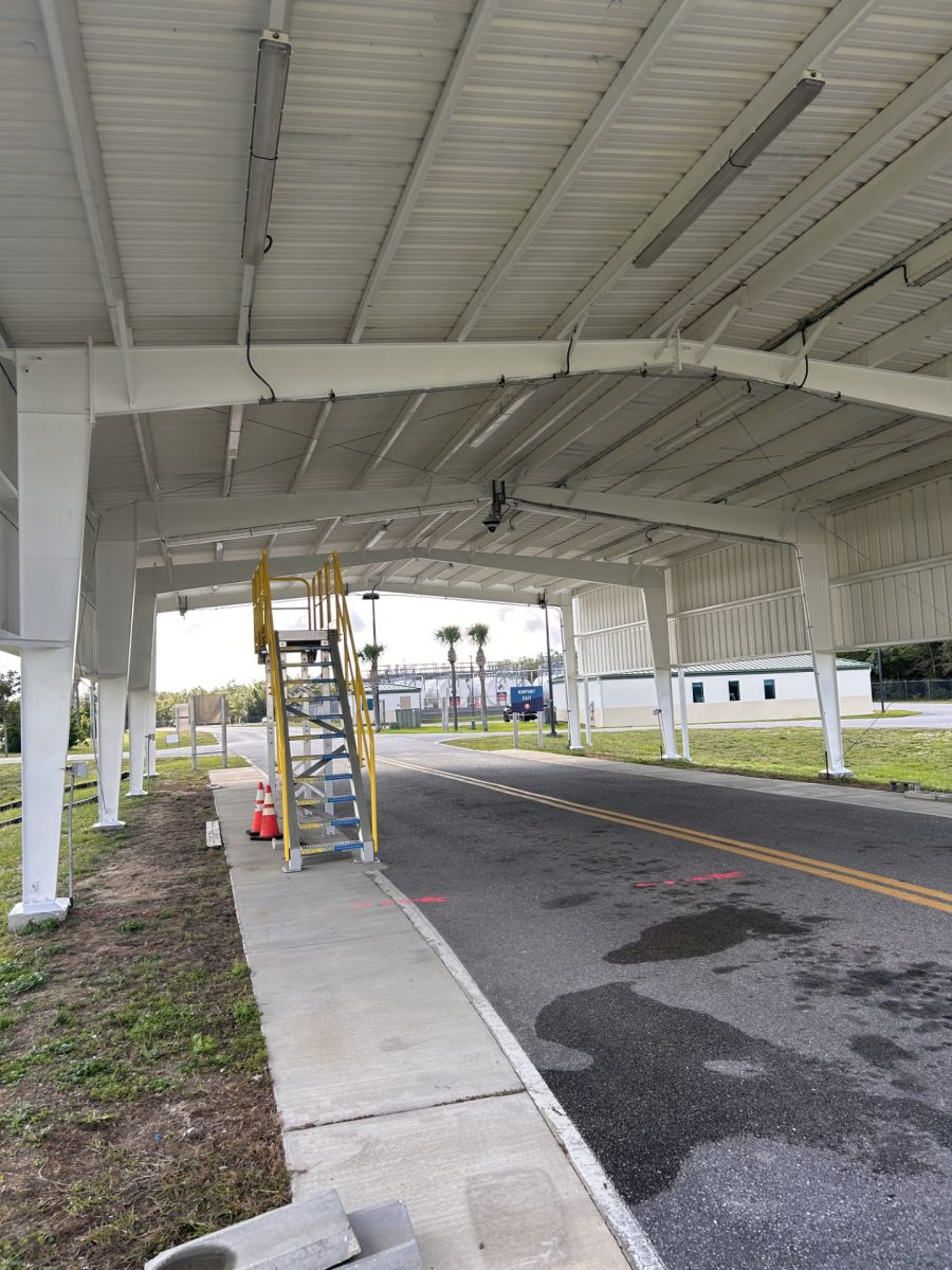 white painted covered airplane hangar Preview Image 1