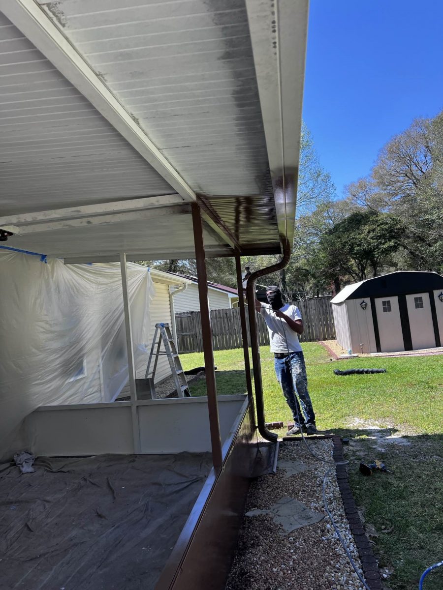 Backyard Awning Repaint Preview Image 1