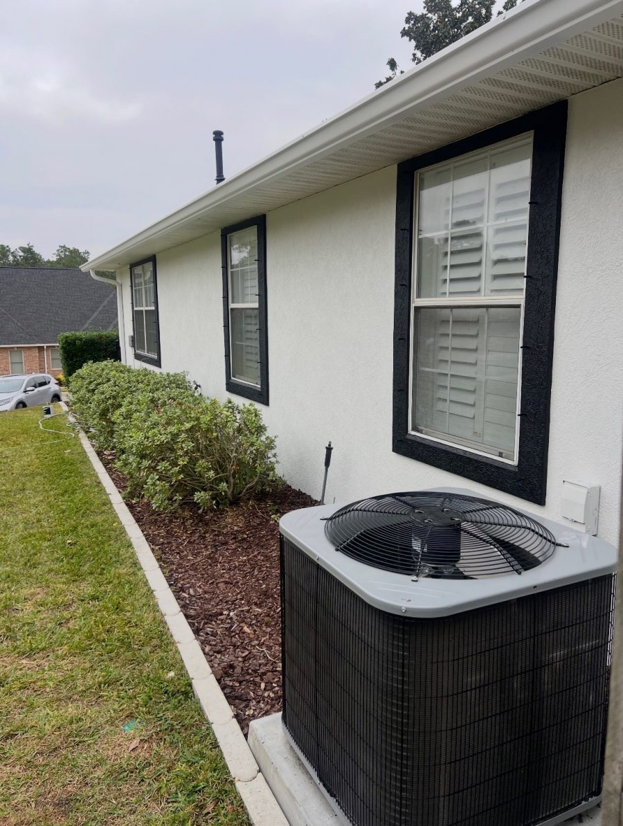 white house exterior with black trim Preview Image 1