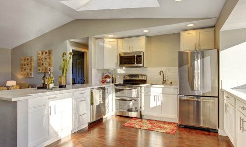 Interior Cabinet Painting Project by CertaPro Painters of Northwest Florida