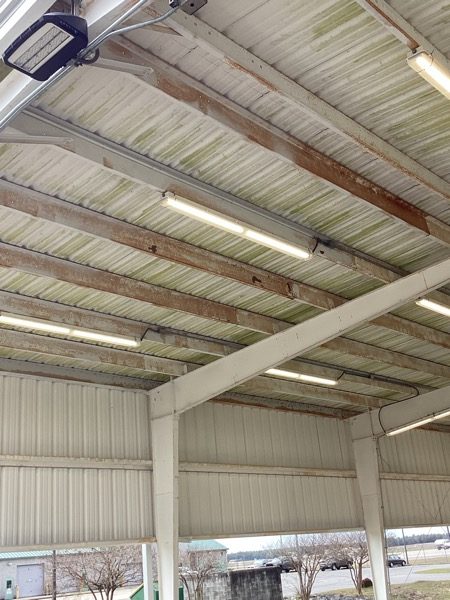 airplane hangar with damaged paint and rust Preview Image 4