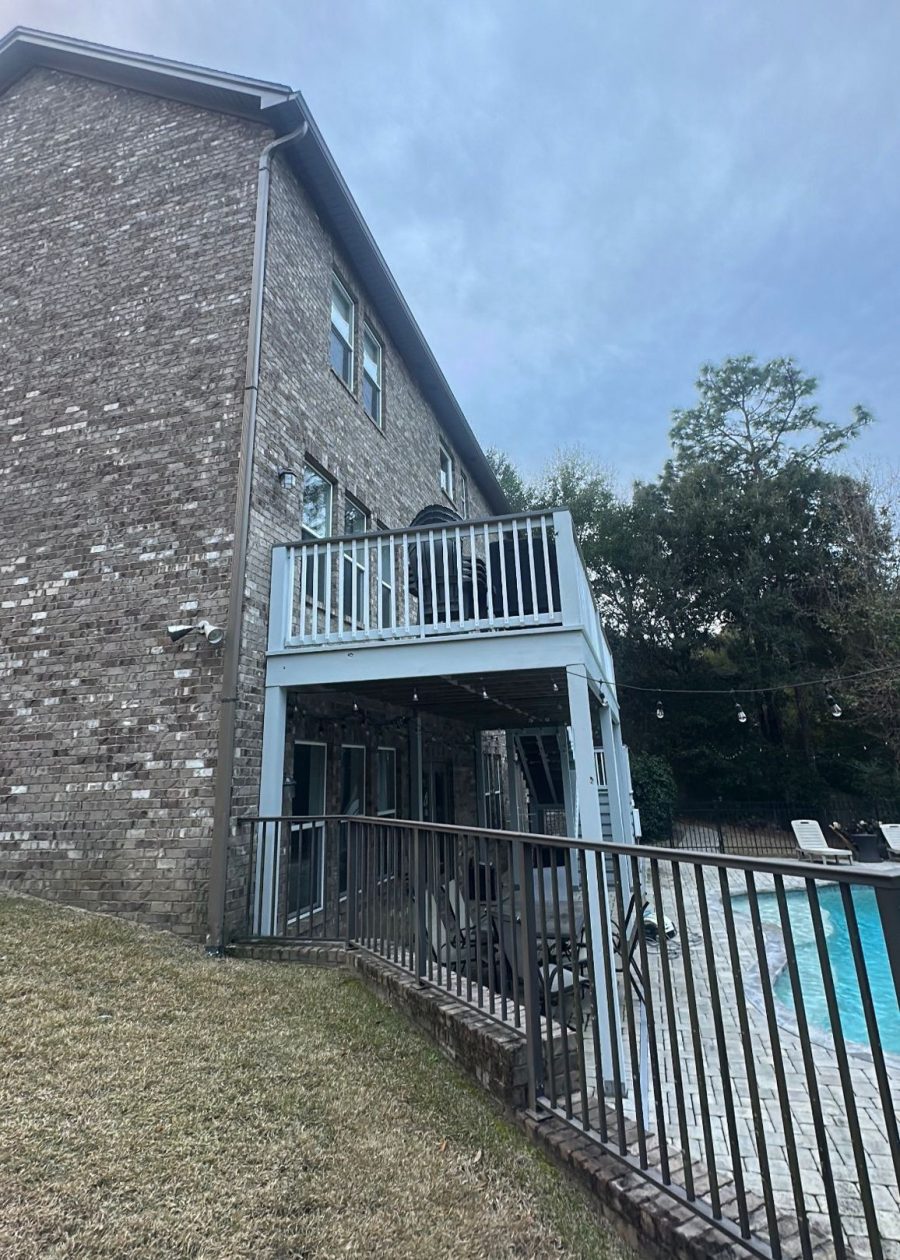 raised deck on back of brick house Preview Image 4