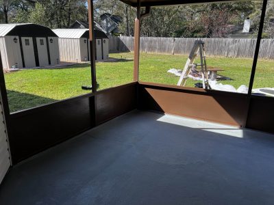 Backyard Awning Repaint