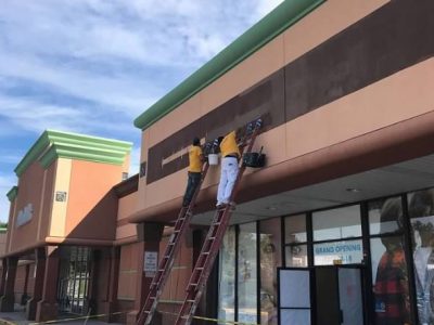 westchester ny shopping center commercial painting