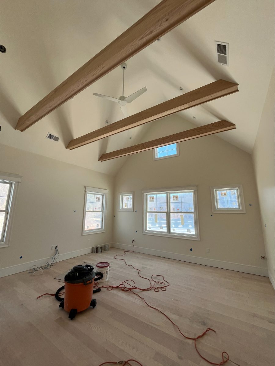 Before Professional Ceiling Beam Staining Preview Image 1
