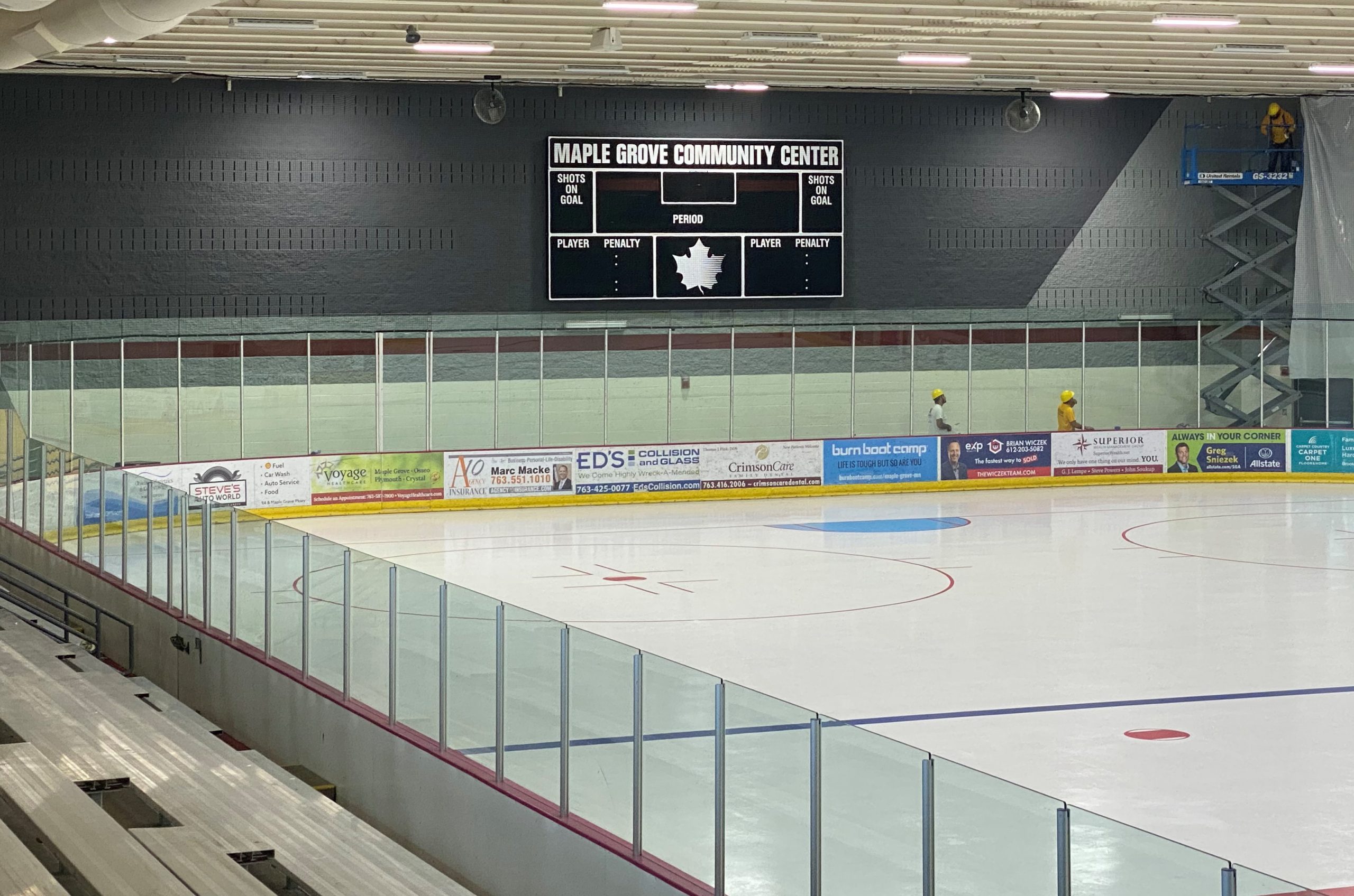 Maple Grove Ice Arena Repainted After