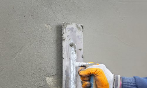 stucco application