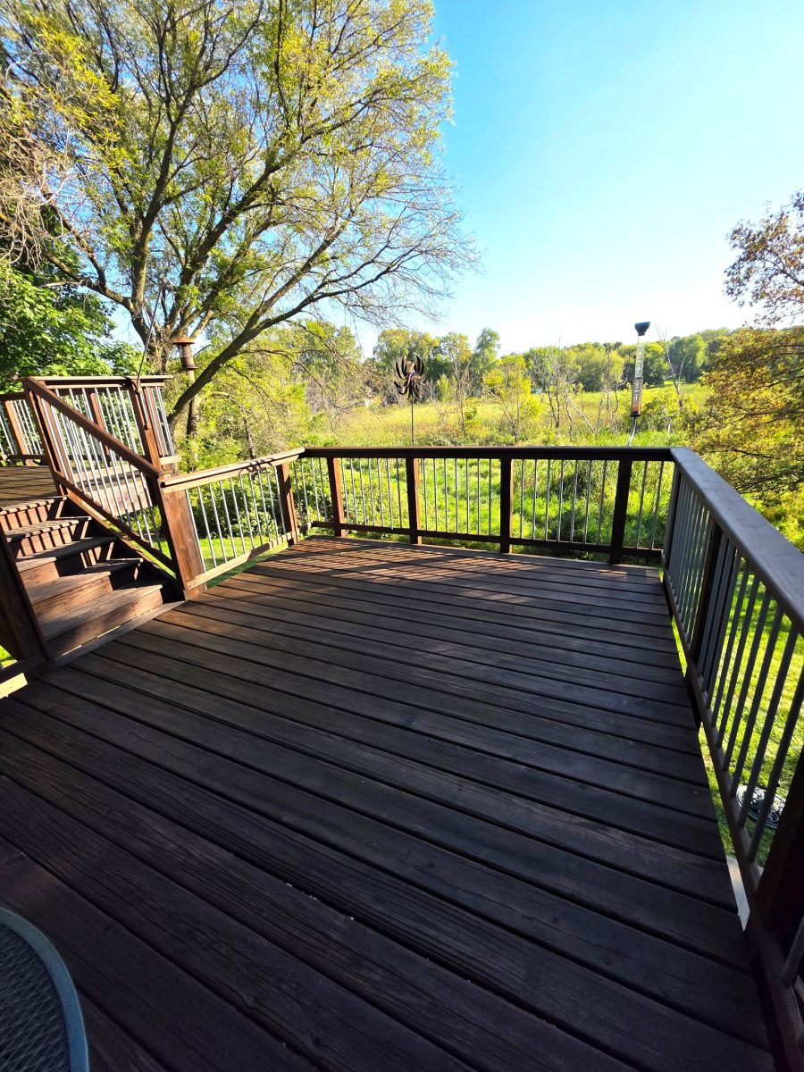 deep brown stained home deck Preview Image 1
