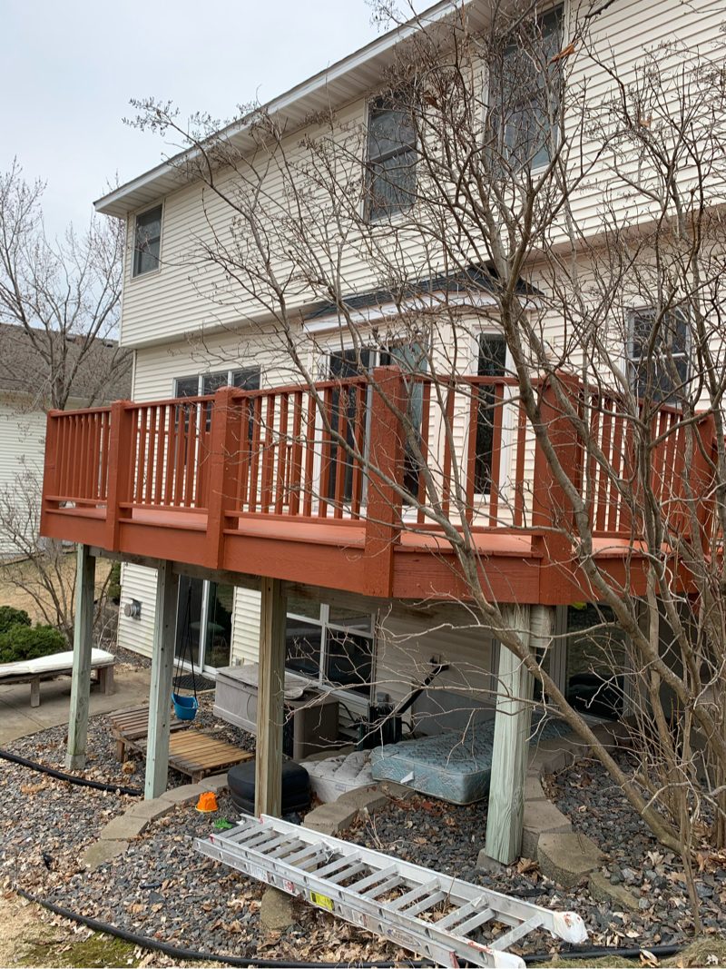 Refinished deck in back Preview Image 2