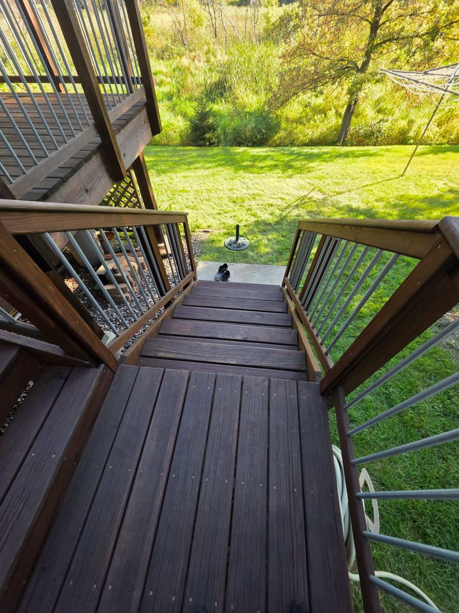 deep brown stained home deck Preview Image 3